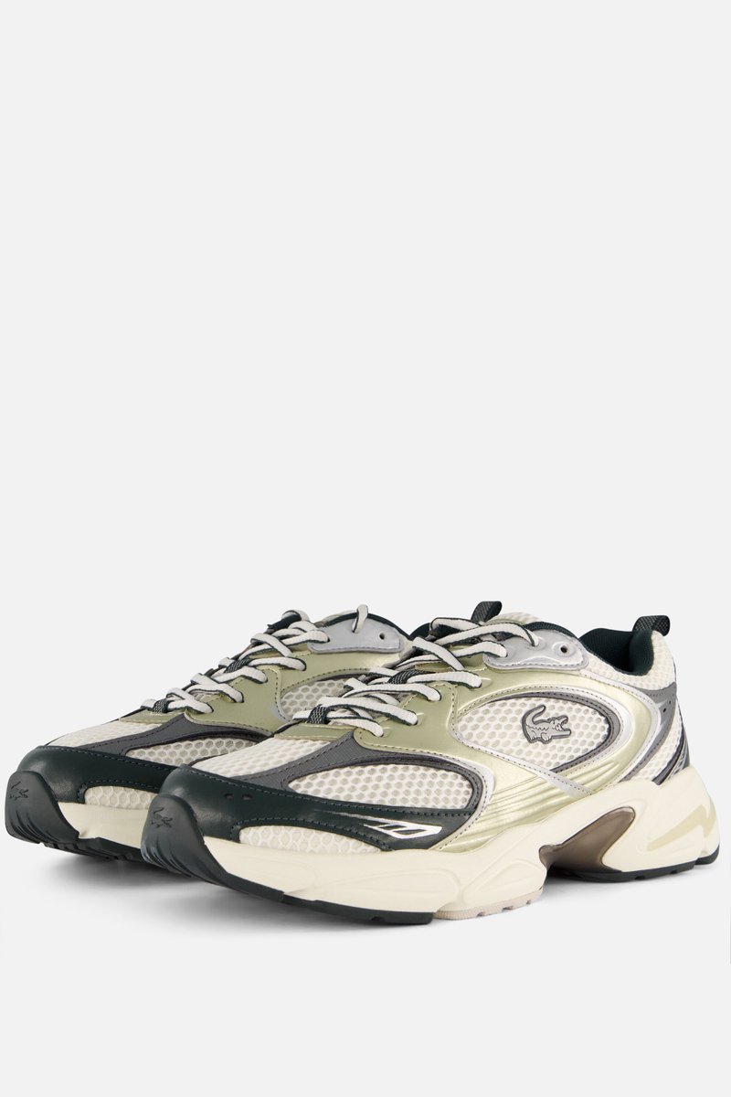 Lacoste STORM 96 2K 224 2 SMA Heren Sneakers Gebroken /Donkergroen Creme