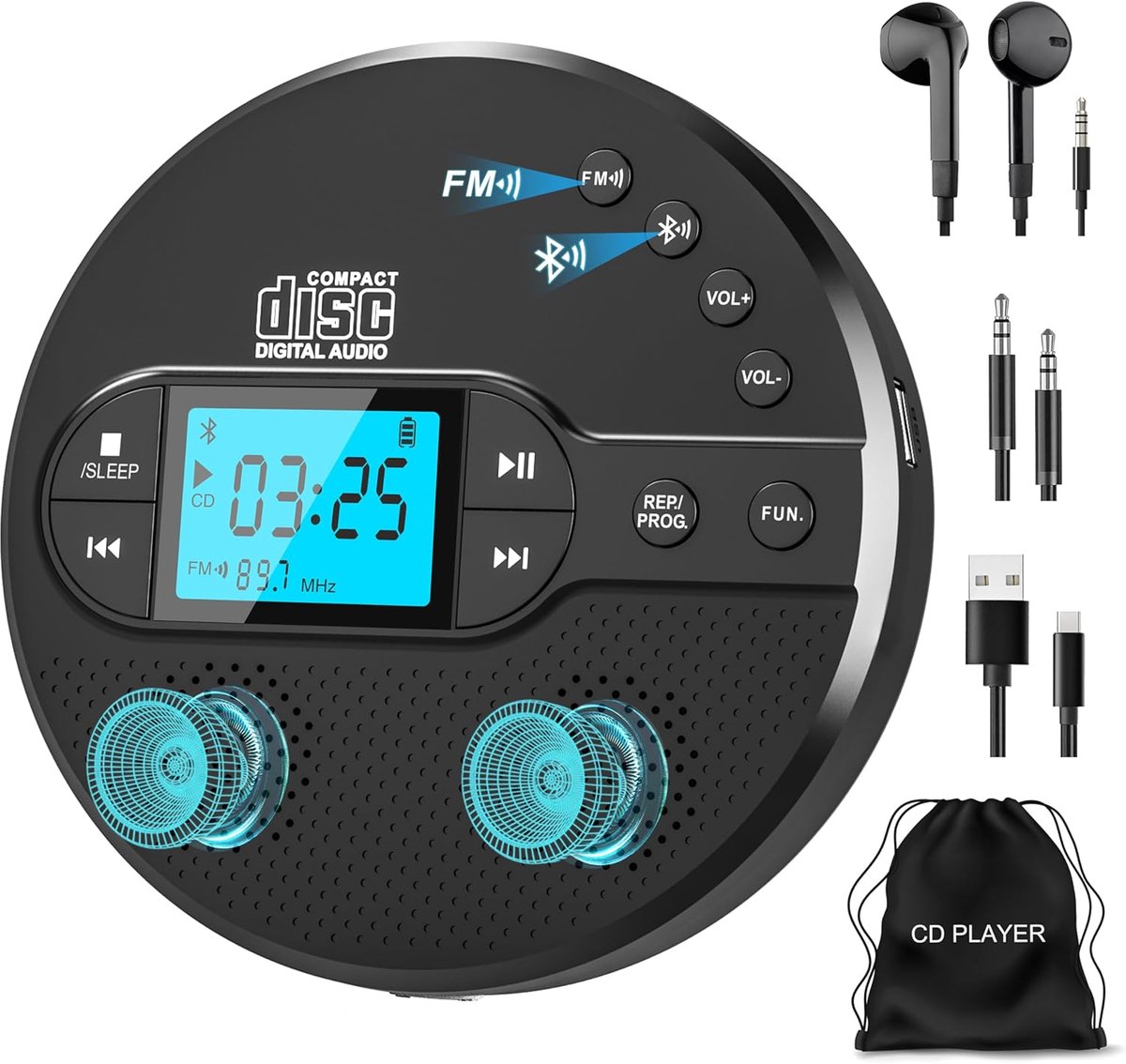 Discman CD Speler - Walkman - Bluetooth