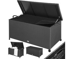 Waterdichte XXL Kussenbox met Wielen - 420L Opbergruimte voor Tuin en Balkon