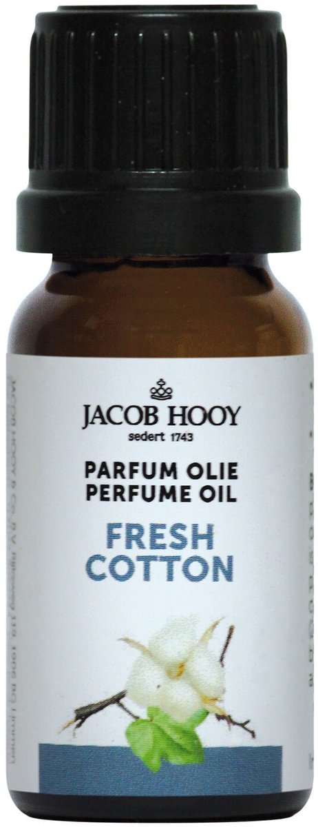 Goedkoopste Jacob Hooy Parfum olie fresh cotton 10 Milliliter