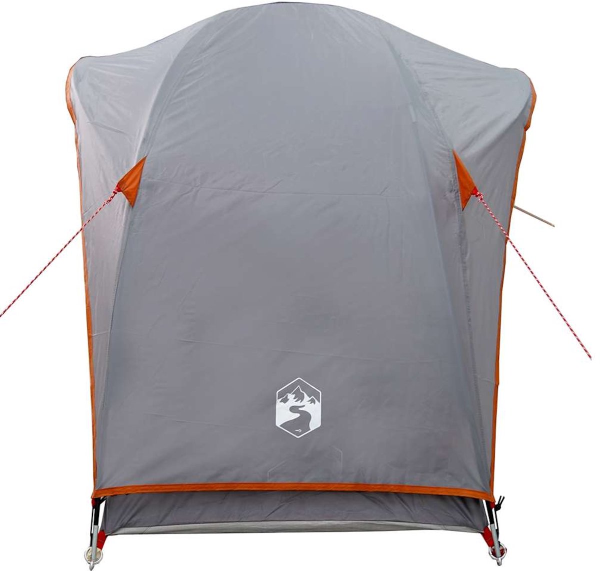 vidaXL - Tent - 1-persoons - waterdicht - grijs - en - oranje – foto 3