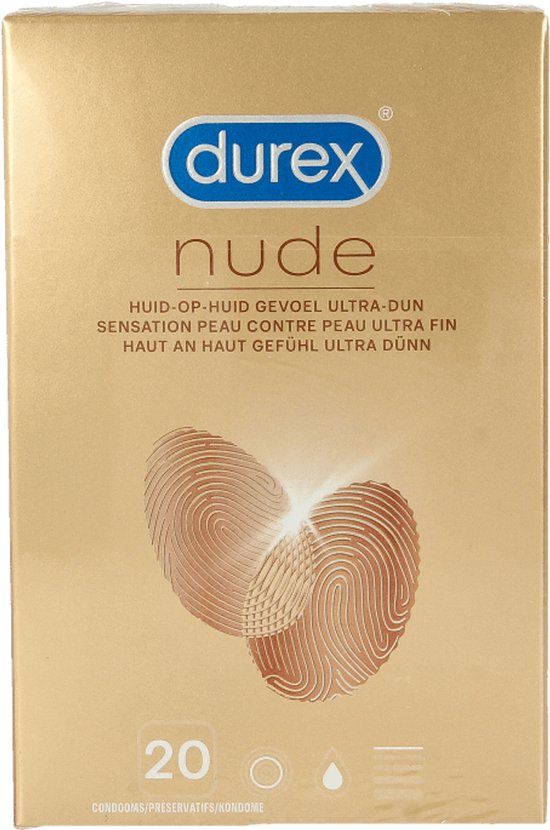 Durex Condooms Nude Huid-Op-Huid Gevoel - 20st - Ultra Dun