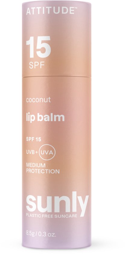 Attitude Sunly Lip Balm Kokos SPF 15