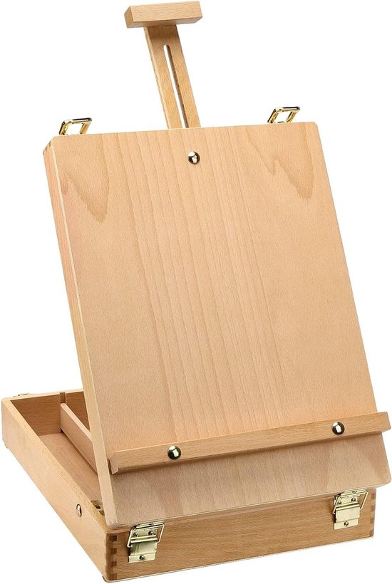 De Draagbare Schildersezel Van De Schilder Stock Afbeelding - Afbeelding bestaande uit outdoors