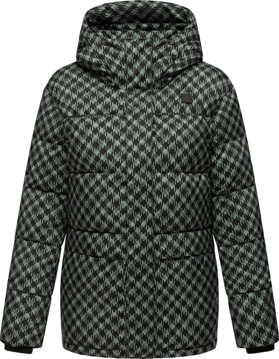 Ragwear Dames Gewatteerd jack Wikesh Print