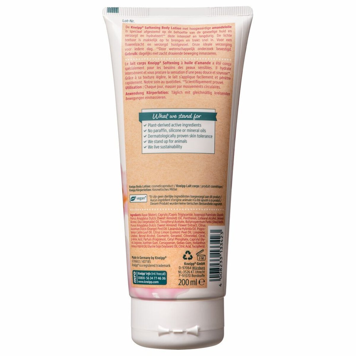 Kneipp Bodylotion Amandelbloesem - 3 x 200 ml - Voordeelverpakking