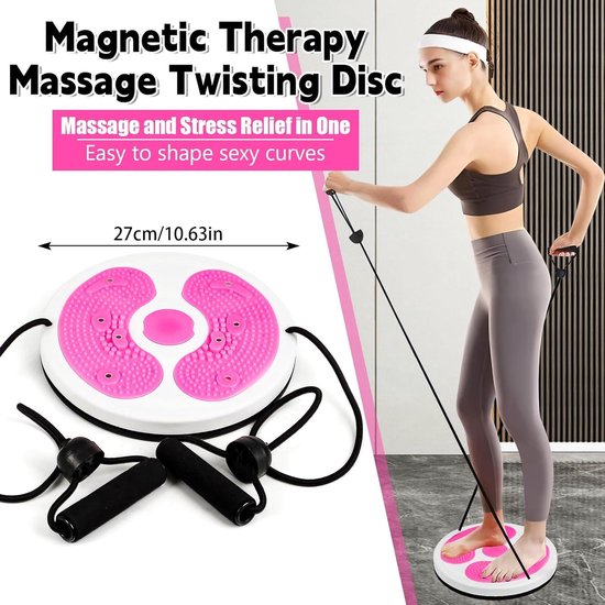 Twisting Disc voor Taille Afslanken en Balans - Oefening met Massage ...