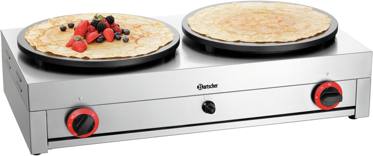 Crêpe-Bakplaat 2cp400g - Bartscher 1043623 - Horeca