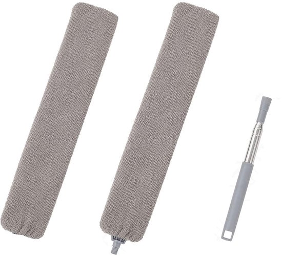 7-delige telescopische stofdoek, uitschuifbaar tot 245 cm, stofdoek voor het reinigen