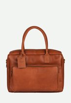 Burkely Fundamentals Vintage Mitch Worker - Laptoptas - Volwassenen - Cognac