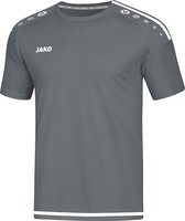 Jako - Football Jersey Striker S/S Junior - T-shirt/Shirt Striker 2.0  KM Junior - 116 - Grijs