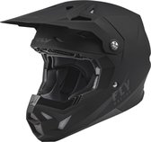 FLY Racing Formula Cp Solid Helmet Matte Black S - Maat S - Helm