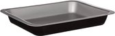 5Five Ovenschaal of bakvorm/diepe bakplaat Backery Pro - metaal - anti-aanbak laag - zwart - 36 x 27 cm