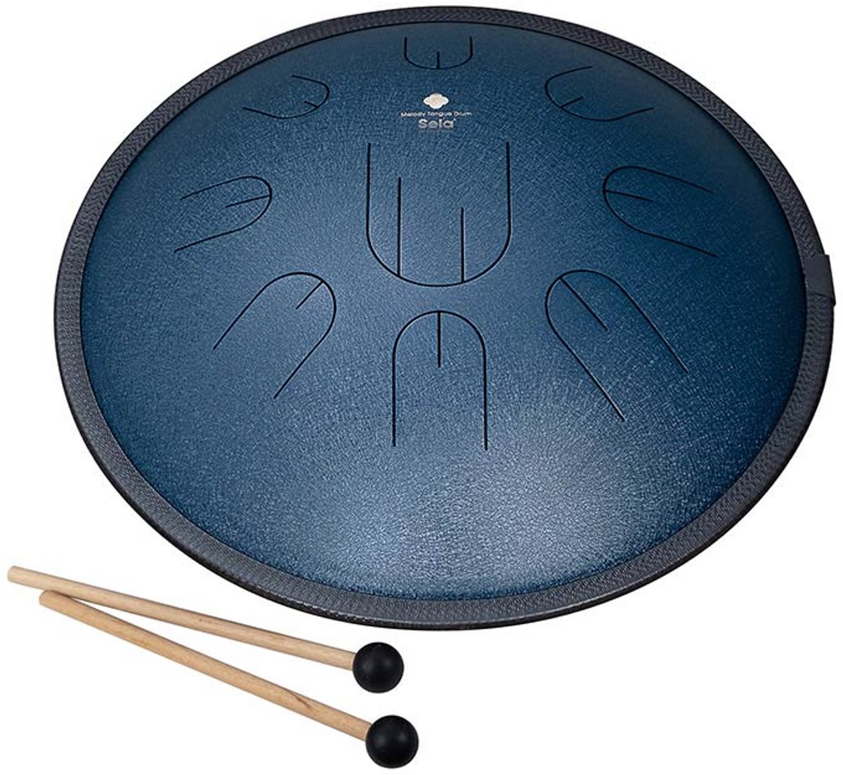 Tongue drum Sela SEL381 14 D Amara Navy Blauw incl. hoes en mallets
