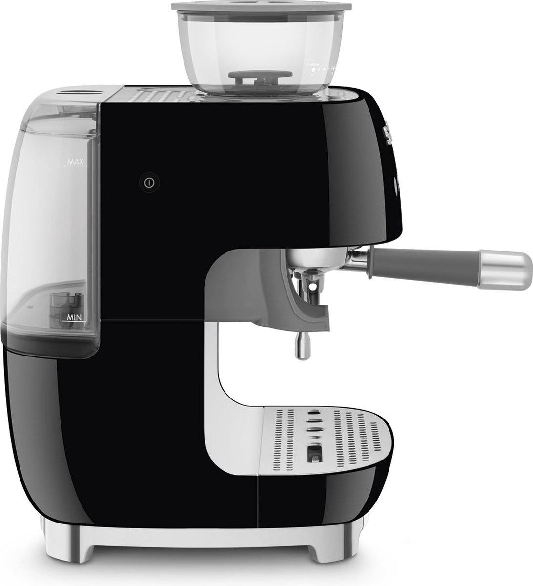 Afbeelding 3 van SMEG EGF03BLEU - Espressomachine met geïntegreerde bonenmaler - Zwart