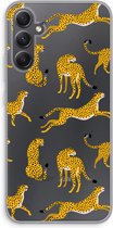 Case Company® - Coque Samsung Galaxy A34 - Léopard - Coque souple pour téléphone - Protection sur tous les côtés et bord de l'écran