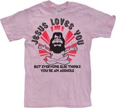 Jesus Loves You, But Everybody Else... - X-Large - Pink