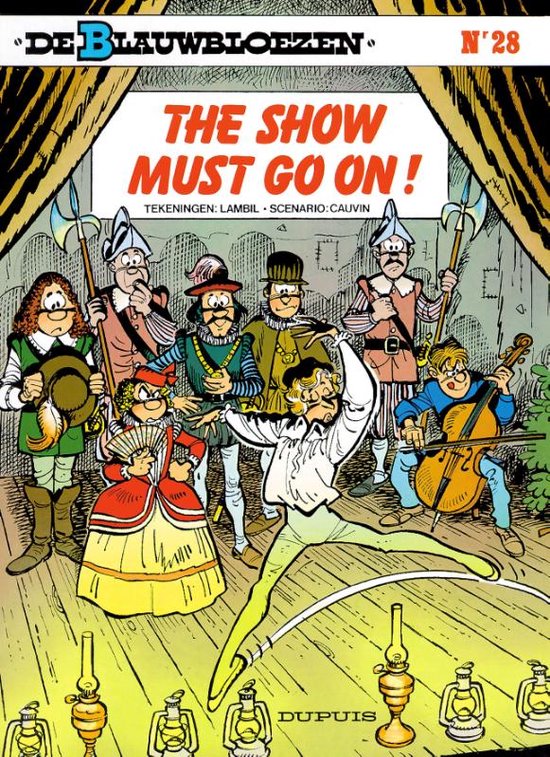 Cover van het boek 'Blauwbloezen / 28 The show must go on!' van Willy Lambil