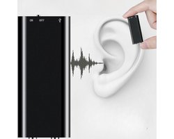 Mini Afluisterapparaat - Afluisterapparatuur - Ultra Discreet en Compact - 8GB Opslagruimte - Kwalitatieve Geluidsopname - Spy & Voice Recorder - Dictafoon