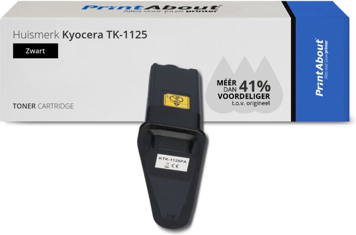 PrintAbout - Alternatief voor de Kyocera TK-1125 / zwart