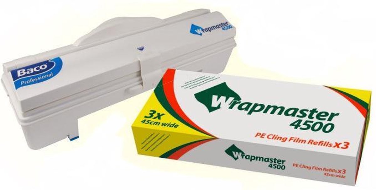 SET efficiënte Wrapmaster dispenser WM4500 en vershoudfolie LMF 4500