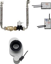 Franke sifonbesturing met extern gemonteerde sensor zonder watercontact van Franke
