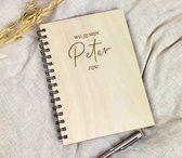 Notitieboek A5 - Luxe balpen - Peter - Peter vragen - Wil jij mijn peter zijn - Peter worden