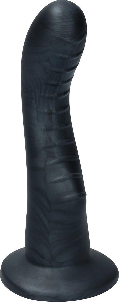 Goedkoopste Ylva & Dite - Kajsa - Siliconen G-spot / Prostaat dildo - Made in Holland - Zwart Metallic