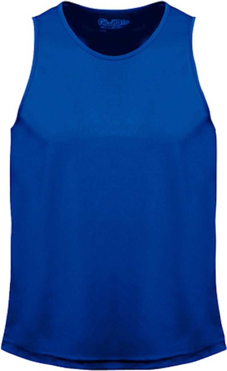 Heren tanktop 'Cool Vest' Royal Blue - L