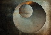 Fotobehang - Vlies Behang - Cirkel Kunst - 312 x 219 cm