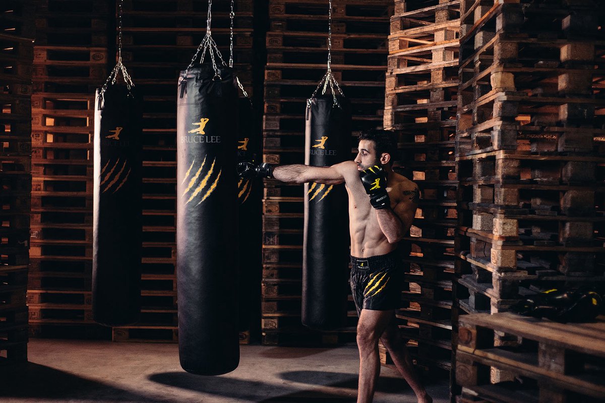 Sac de frappe Bruce Lee professionnel pour salle de boxe 70 à 180 cm