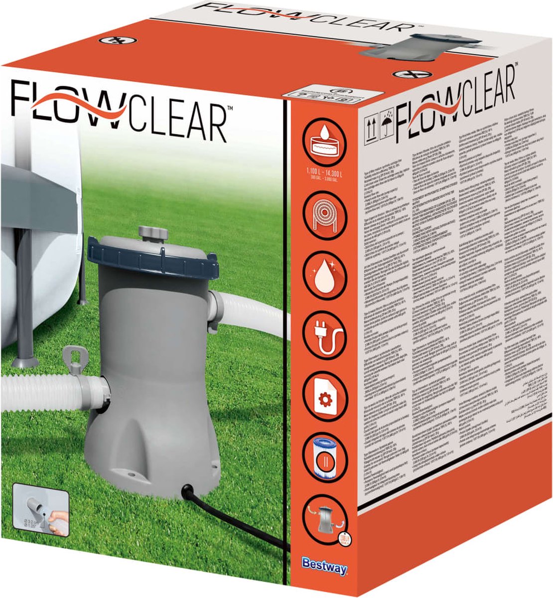 Bestway - Flowclear - Zwembadfilterpomp - 2006 - l/u – foto 7