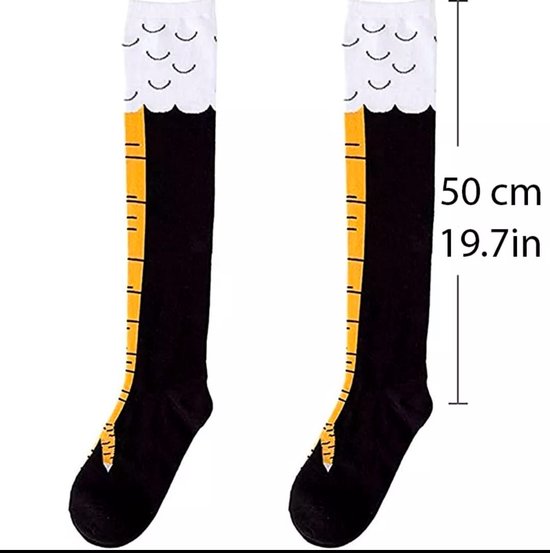 Chaussettes de poulet - Chaussettes de cuisse de poulet - drôles - chaussettes de sport - chaussettes de poulet - chaussettes hautes - chaussettes de genou - cadeau - cadeau