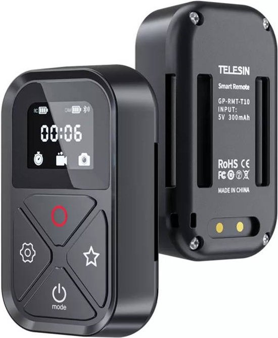 Télécommande Telesin pour GoPro Hero 11 / 10 / 9 / 8 / MAX (GP-RMT- T10)