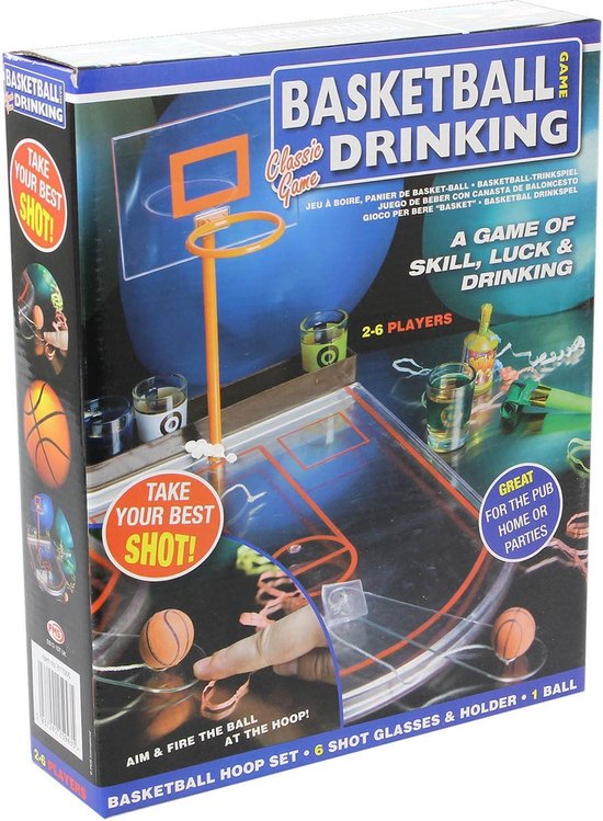 Thumbnail van een extra afbeelding van het spel Kamparo Drankspel Mini Basketbal