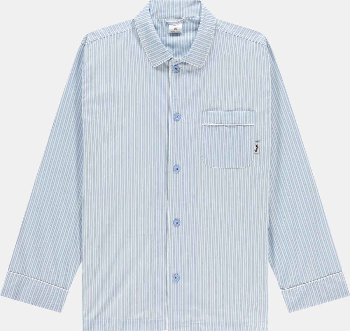 Pockies - Double Striped Pyjama Shirt - Pyjama Shirts - Maat: XL