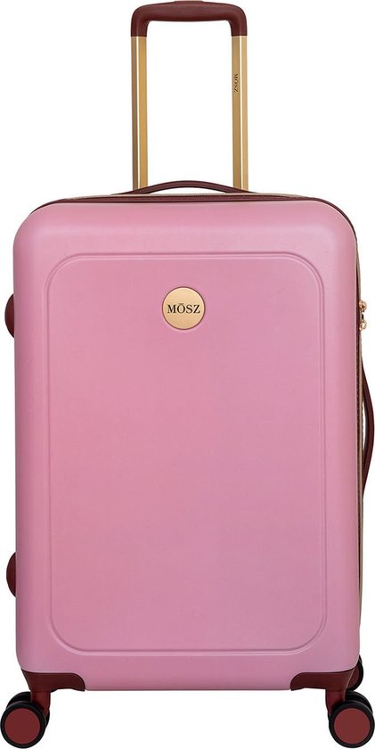 MŌSZ Harde koffer / Trolley / Reiskoffer - Lauren - 66 cm (medium) - Roze