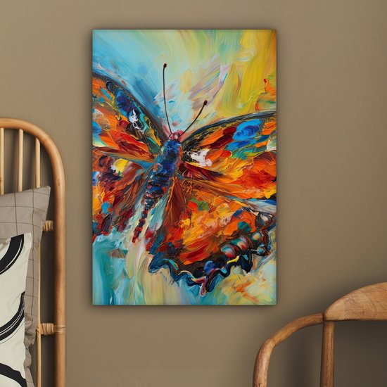 Tableau déco papillon aquarelle - Tableau Deco