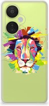 Telefoonhoesje OnePlus Nord CE 3 Lite Back Cover Siliconen Hoesje Super als Cadeautjes voor Jongens Lion Color