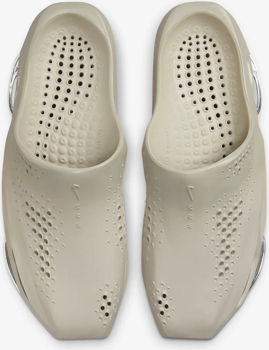 Nike Matthew M. Williams X 005 Slide ” ” Light Bone/chrome/light Bone