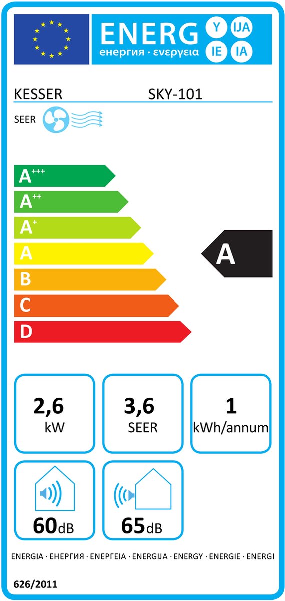 Afbeelding 2 van KESSER Airconditioner Mobiele airconditioner Sky Tower 4in1