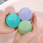 30 PIÈCES Ballons à eau réutilisables - Ballon à eau rechargeable auto-scellant - Jouets à eau Boule à éclaboussures d'eau