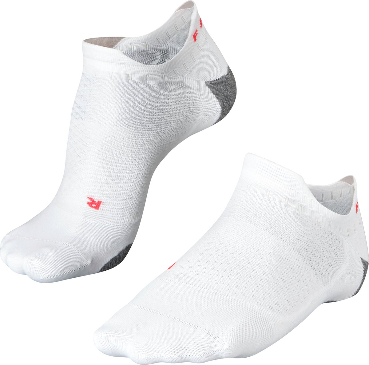 FALKE RU5 Race Invisible anti-blaar functioneel materiaal hardloopsokken dames wit - maat 41-42