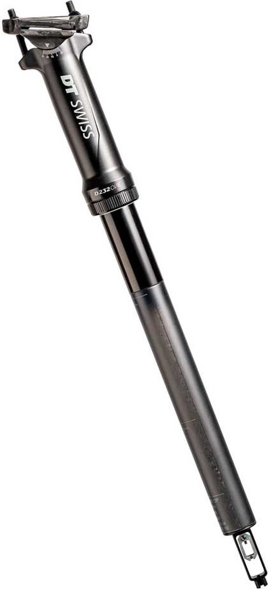 Dt Swiss D 232 One Carbon L1 60 Mm Dropper Zadelpen Zwart 340-400 mm / 27.2 mm
