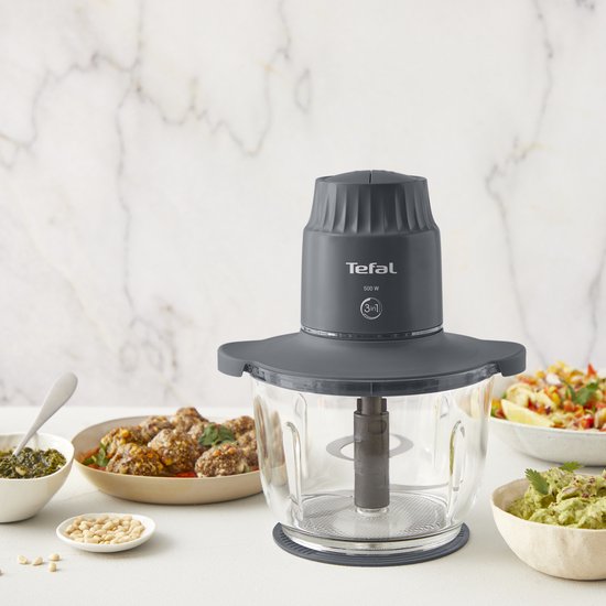 Tefal Choppeo MB6031 - Hakmolen - Glazen Bowl - 500 ml - Compact - Geschikt voor Groenten en Sauzen — afbeelding 4
