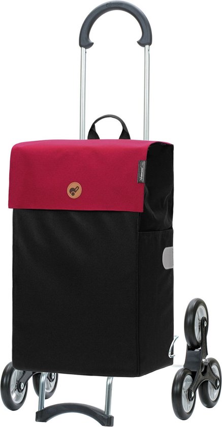 Andersen SHOPPER MANUFAKTUR boodschappentrolley Scala Shopper Hera 47L Black zwart 101cm