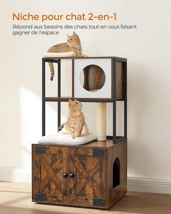 2dekans | Yaheetech Krabpaal Met 5 Sisalpalen – Voorzien Van - Katten-accessoires 2dekans | Yaheetech Krabpaal Met 5 Sisalpalen – Voorzien Van - Katten-accessoires