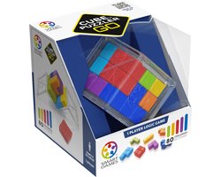 SmartGames Cube Puzzler Go - 3D Logisch Denkspel - 80 Educatieve Kubus Uitdagingen - IQ Breinbreker & Compact Reisspel - Vanaf 8 Jaar