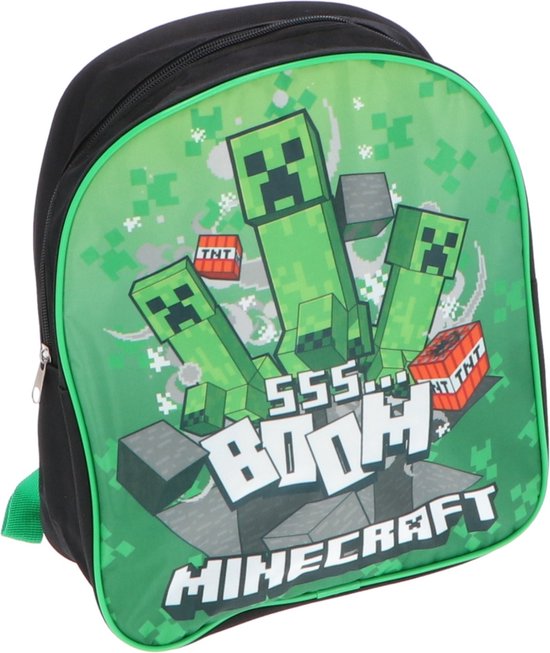 Foto: Minecraft rugzak creeper illustratie