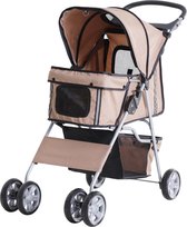 PawHut - Hondenbuggy - opvouwbaar - Vloermand - Optimale ventilatie